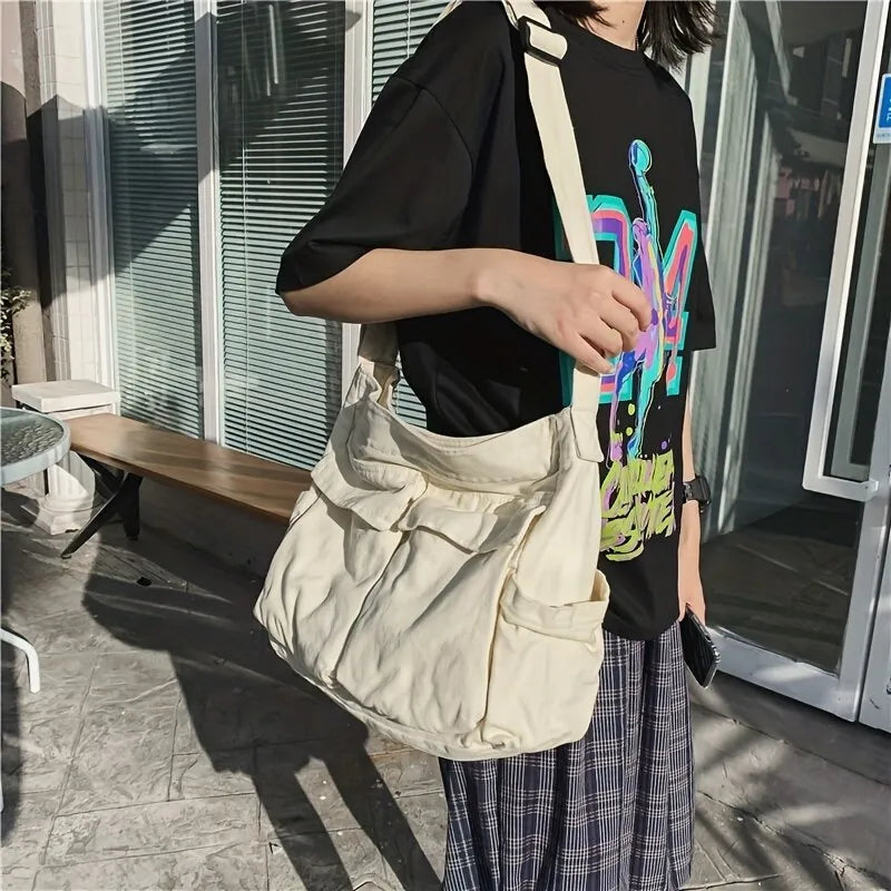 Bellachicha – Damen-Umhängetasche im Vintage-Stil aus Canvas