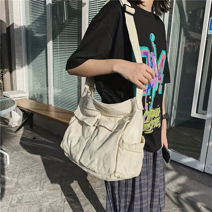Bellachicha – Damen-Umhängetasche im Vintage-Stil aus Canvas