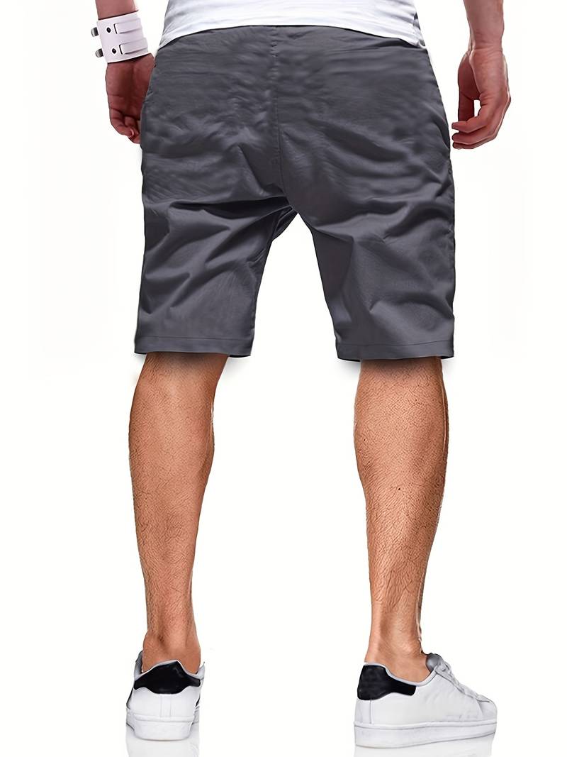 Nicholas – shorts mit kordelzug in normaler passform