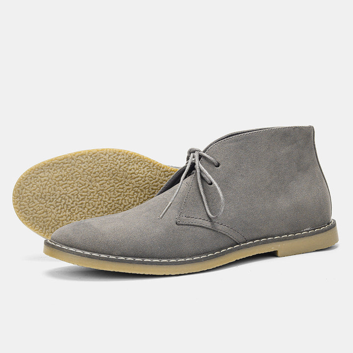 Petr - klassischer desert-stiefel für männer im vintage-stil