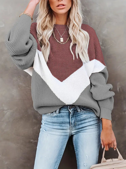 Grace – langärmliger pullover mit rundhalsausschnitt