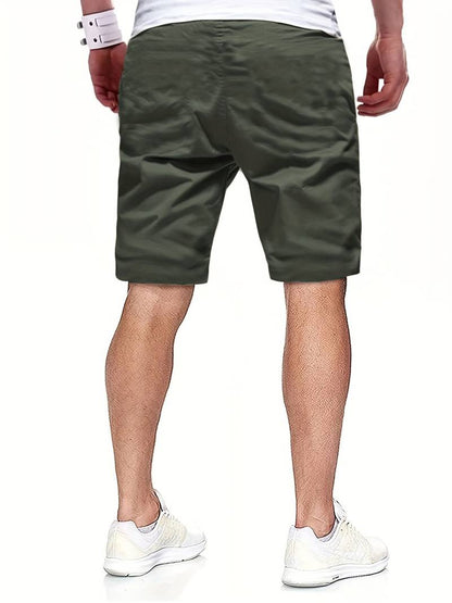 Nicholas – shorts mit kordelzug in normaler passform