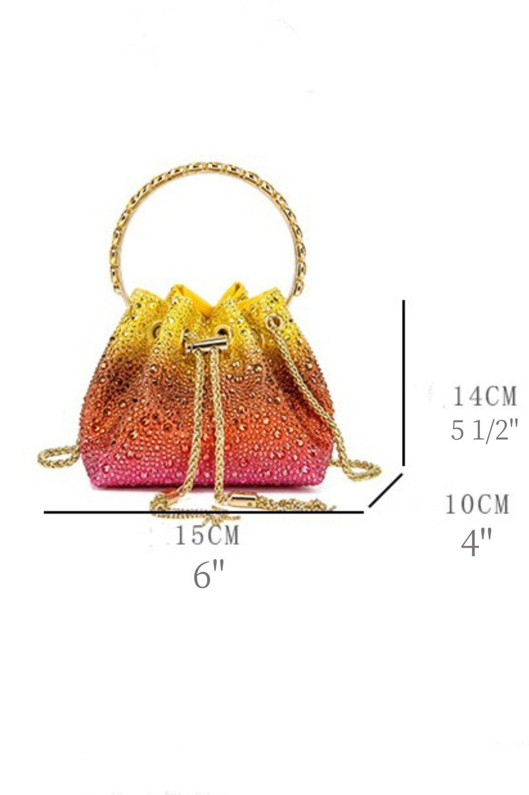 Beuteltasche „Carlin Diamente“ mit Schlaufengriff