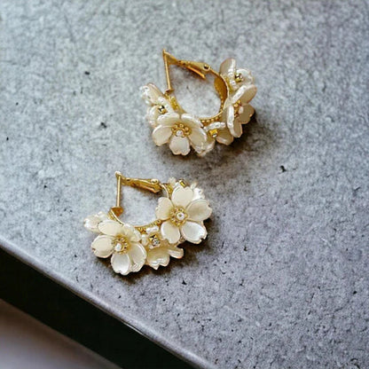 Micara - Blossom Hoops - Ohrringe