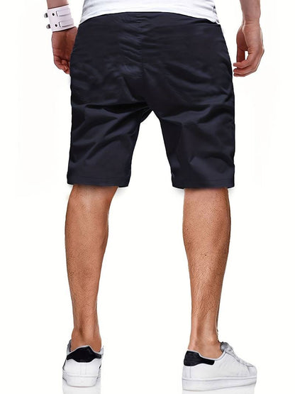 Nicholas – shorts mit kordelzug in normaler passform