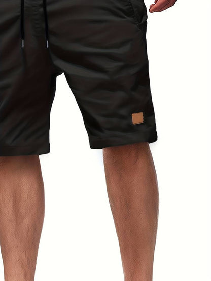 Nicholas – shorts mit kordelzug in normaler passform