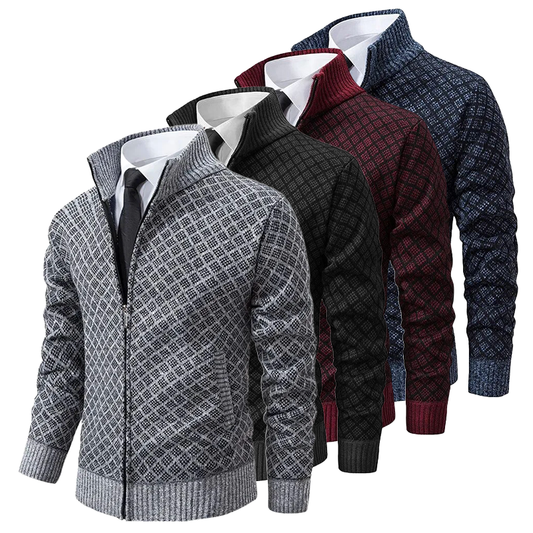 Louis - jacquard-cardigan