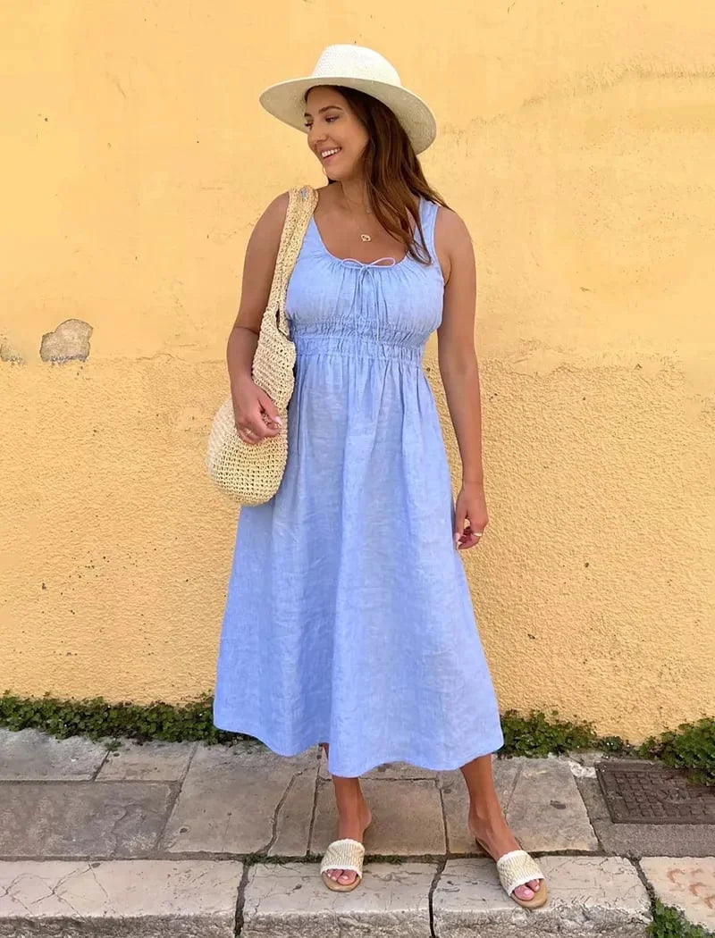 Franscina - Sommerkleid aus Leinen