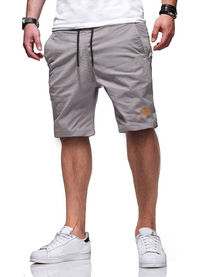 Nicholas – shorts mit kordelzug in normaler passform