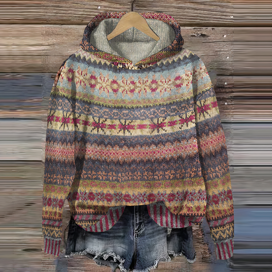 Livia - Vintage-Kapuzenpullover