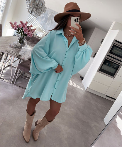 Bluse Alina Türkis