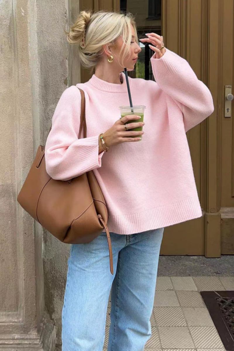lässiger, lockerer Pullover für Damen