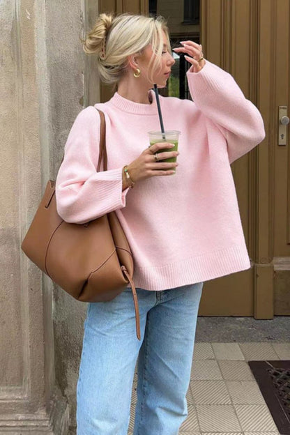 lässiger, lockerer Pullover für Damen