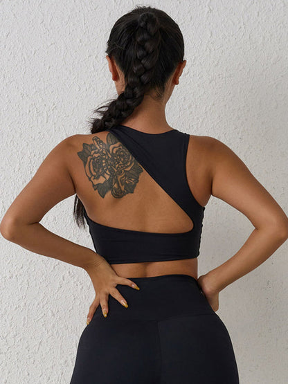 Neuer Sport-BH mit schönem Rücken, stoßfest, für Yoga, Laufen, hochintensive Sportweste