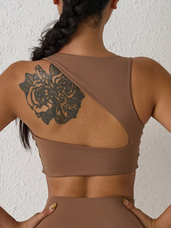 Neuer Sport-BH mit schönem Rücken, stoßfest, für Yoga, Laufen, hochintensive Sportweste