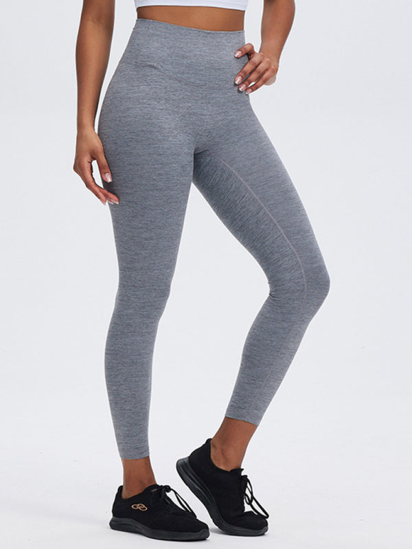 Modische Sport-Yogahose mit hoher Taille, Bauchkontrolle und Po-Lift, Peach Butt Fitnesshose