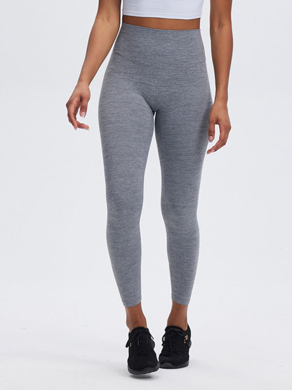 Modische Sport-Yogahose mit hoher Taille, Bauchkontrolle und Po-Lift, Peach Butt Fitnesshose