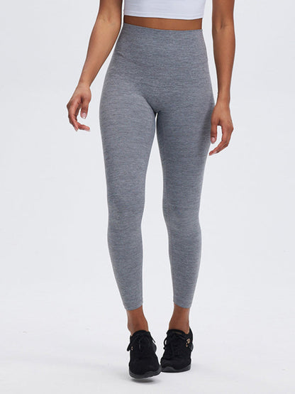 Modische Sport-Yogahose mit hoher Taille, Bauchkontrolle und Po-Lift, Peach Butt Fitnesshose