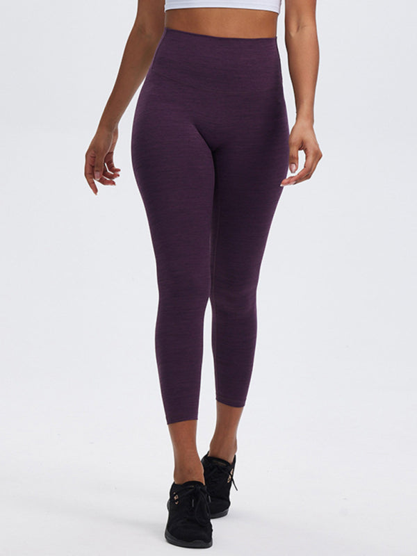 Modische Sport-Yogahose mit hoher Taille, Bauchkontrolle und Po-Lift, Peach Butt Fitnesshose