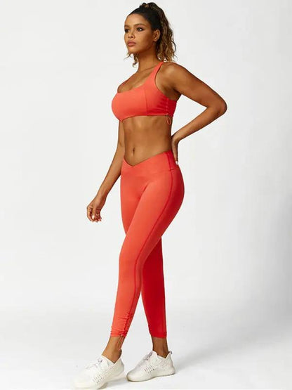 Neue Yogahose mit Kordelzug, atmungsaktiv, einfarbig, Laufhose
