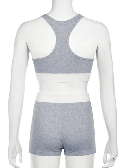 Modischer Sportanzug mit Farbblockierung für Damen, Hot Girl, hohe Taille, elastisch, schmaler Yoga-Anzug