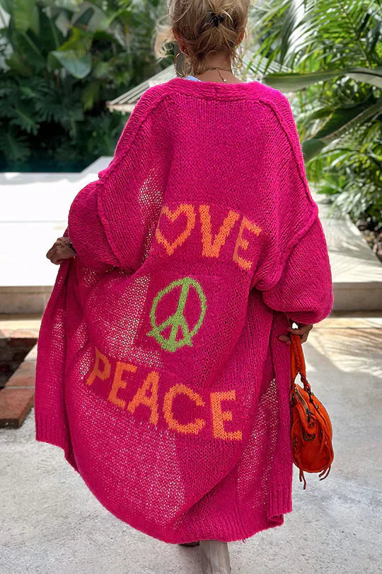 Ibiza – friedvolle, stylische strickjacke