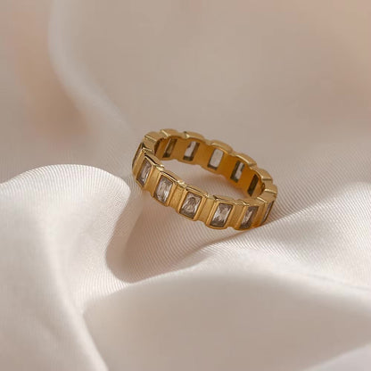 Kristallgold Ring