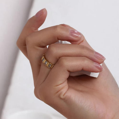 Kristallgold Ring