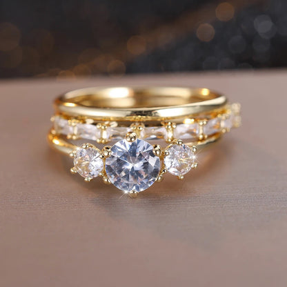 Lily - 3 Stück Luxus-Ring-Sets für Frauen