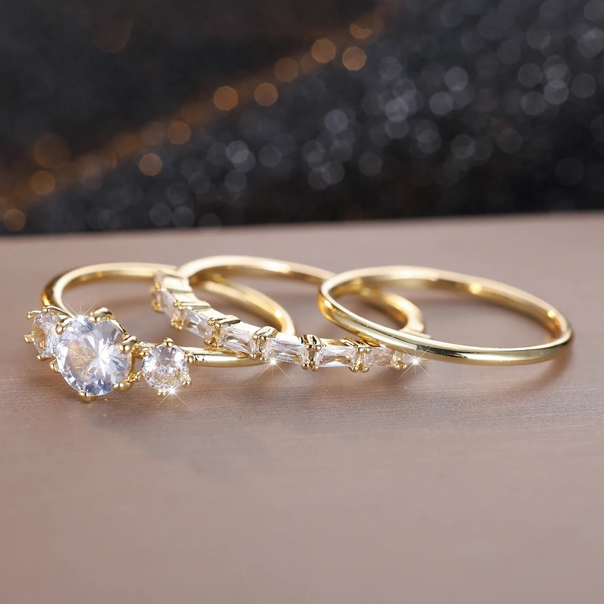 Lily - 3 Stück Luxus-Ring-Sets für Frauen