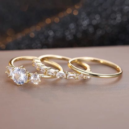 Lily - 3 Stück Luxus-Ring-Sets für Frauen