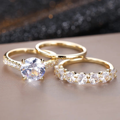 Lily - 3 Stück Luxus-Ring-Sets für Frauen