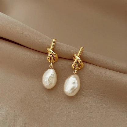 Micara - Knotty Pearls - Ohrringe