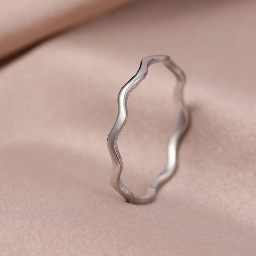 Roza - Luxuriöser Ring aus Edelstahl