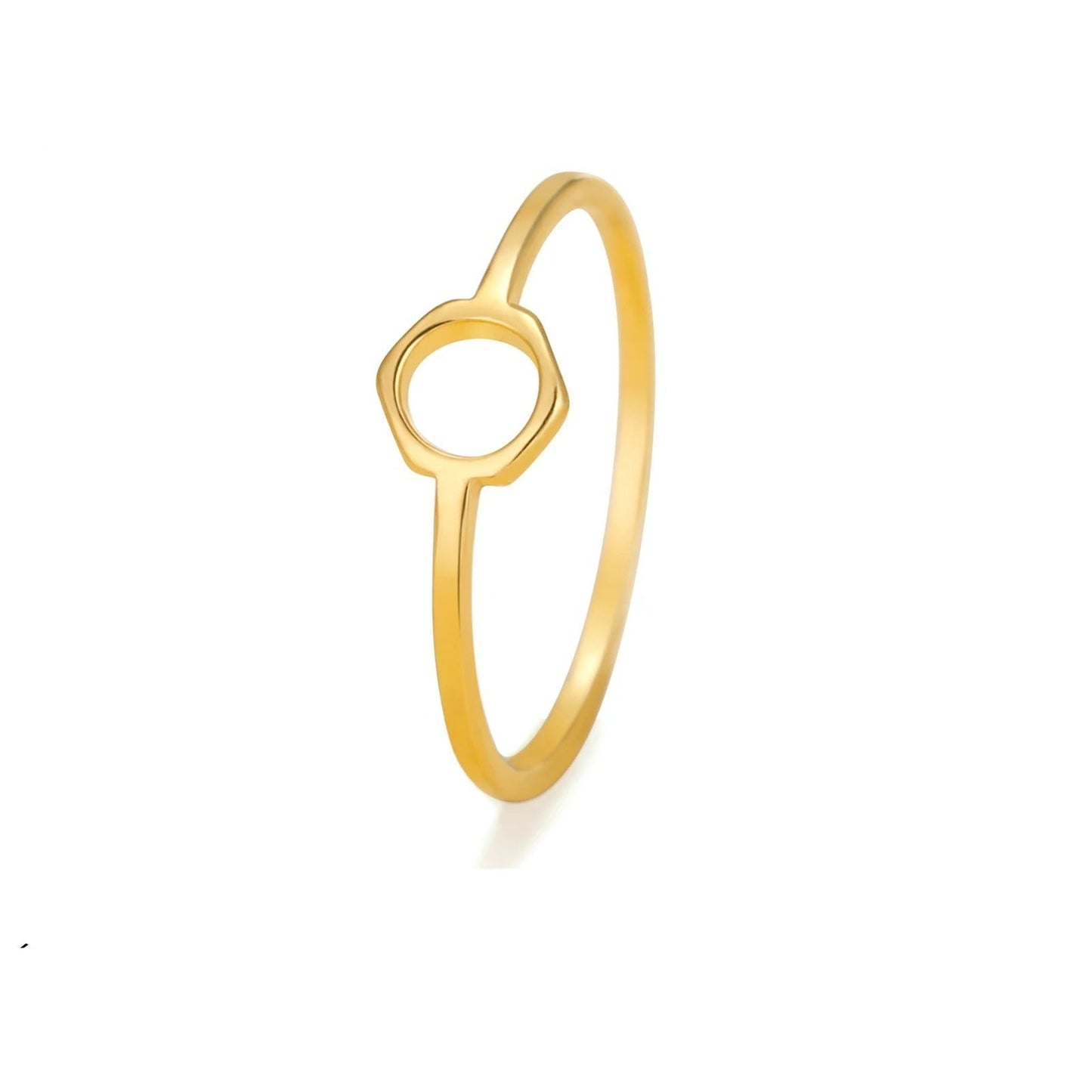 Mia - Goldener Ring mit einzigartigem Design