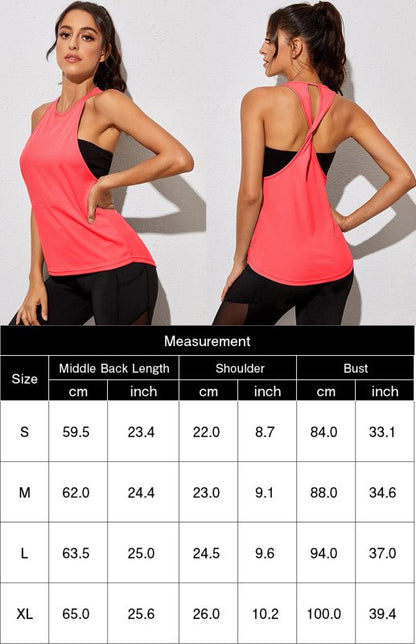 Damen Fitness Yoga Sport T-Shirt